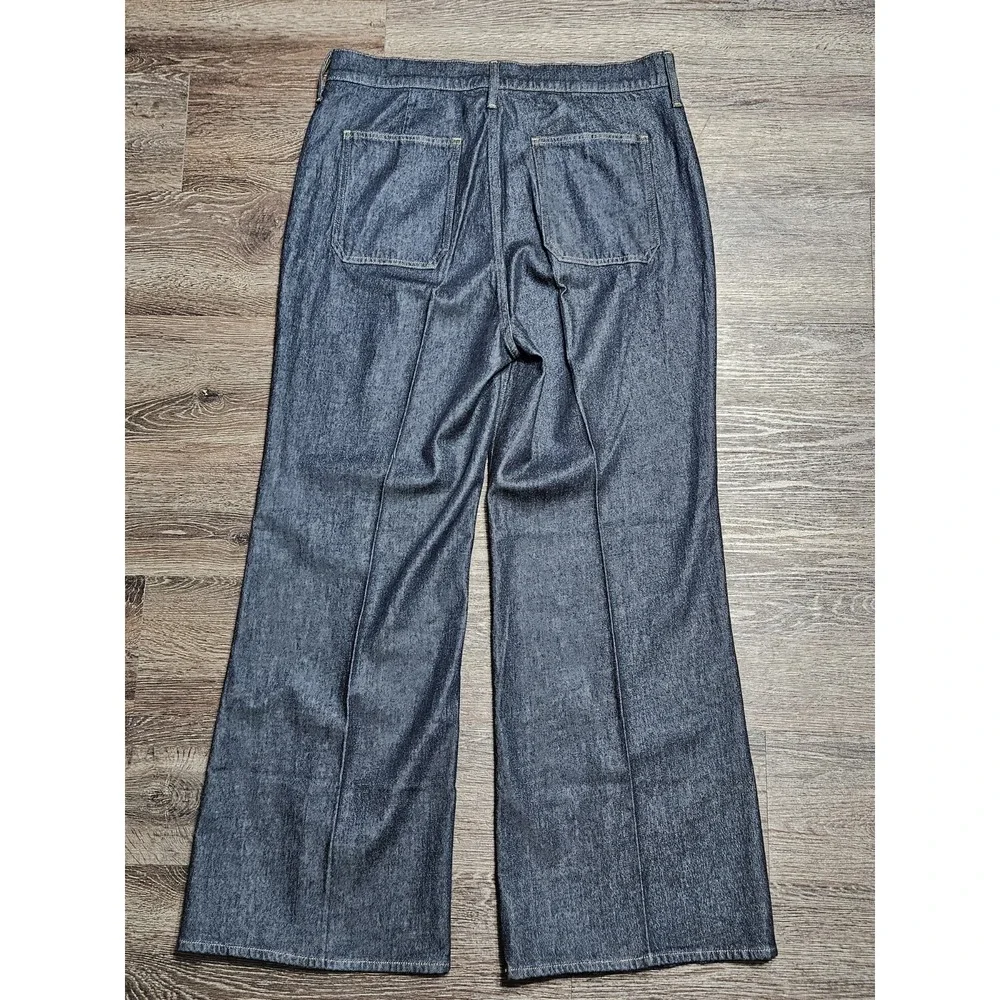 J. Crew Women's High-rise Sailor Denim Trouser in 1996 Semi-stretch Size 34 NWT